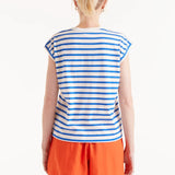Blue + White Striped T-Shirt
