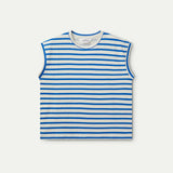 Blue + White Striped T-Shirt