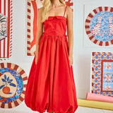 Taryn Dress -True Red