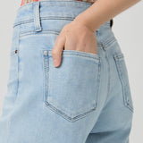 Anessa 31Inch Raw Hem Jean-Suki Distressed
