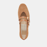 Baylee Ballet Flats -Pecan Suede