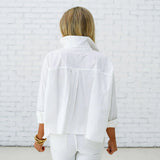 Abby Swing Heart Top -White