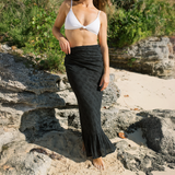 Black Eyelet Sarong