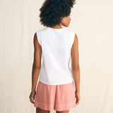 Sunwashed Slub Muscle Tank