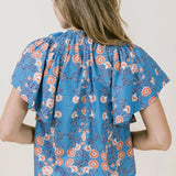 Sierra Top - Indigo Floral