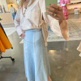Simple Top -Ivory