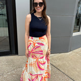 Ada Skirt -Outline Palms