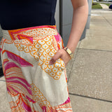 Ada Skirt -Outline Palms