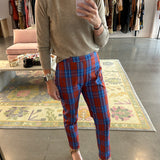 Carson Pant -Red Plaid