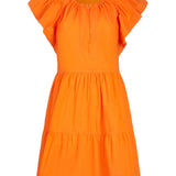 Kara Dress - Tangerine Orange