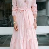 Tanner Dress in Orange Crush