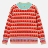 Red Blossom Sweater
