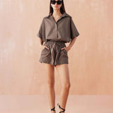 Asha Short -Solid Fawn