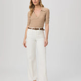 Anessa 31Inch Raw Hem -White