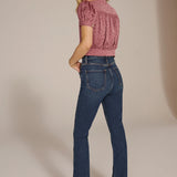 The Valentina Shortie Boot Jeans -Woodside