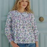 Posey Blouse -Lavender Ditsy