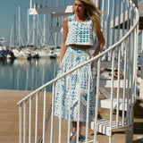 Quinn Skirt in Sea Atlas