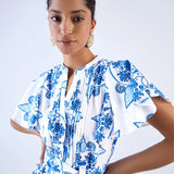 Leni Dress -Nautilus Aqua