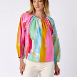 Claudia Blouse -Watercolor