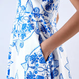 Pearl Dress -Nautilus Aqua