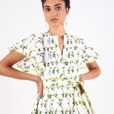 Leni Dress -Gordes Daisy