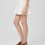 Adaline Mini Skirt -Contrast Ecru