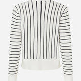 Centa Sweater -Egret Baritone Stripe