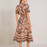Jungle Euphoria Dress -Blush