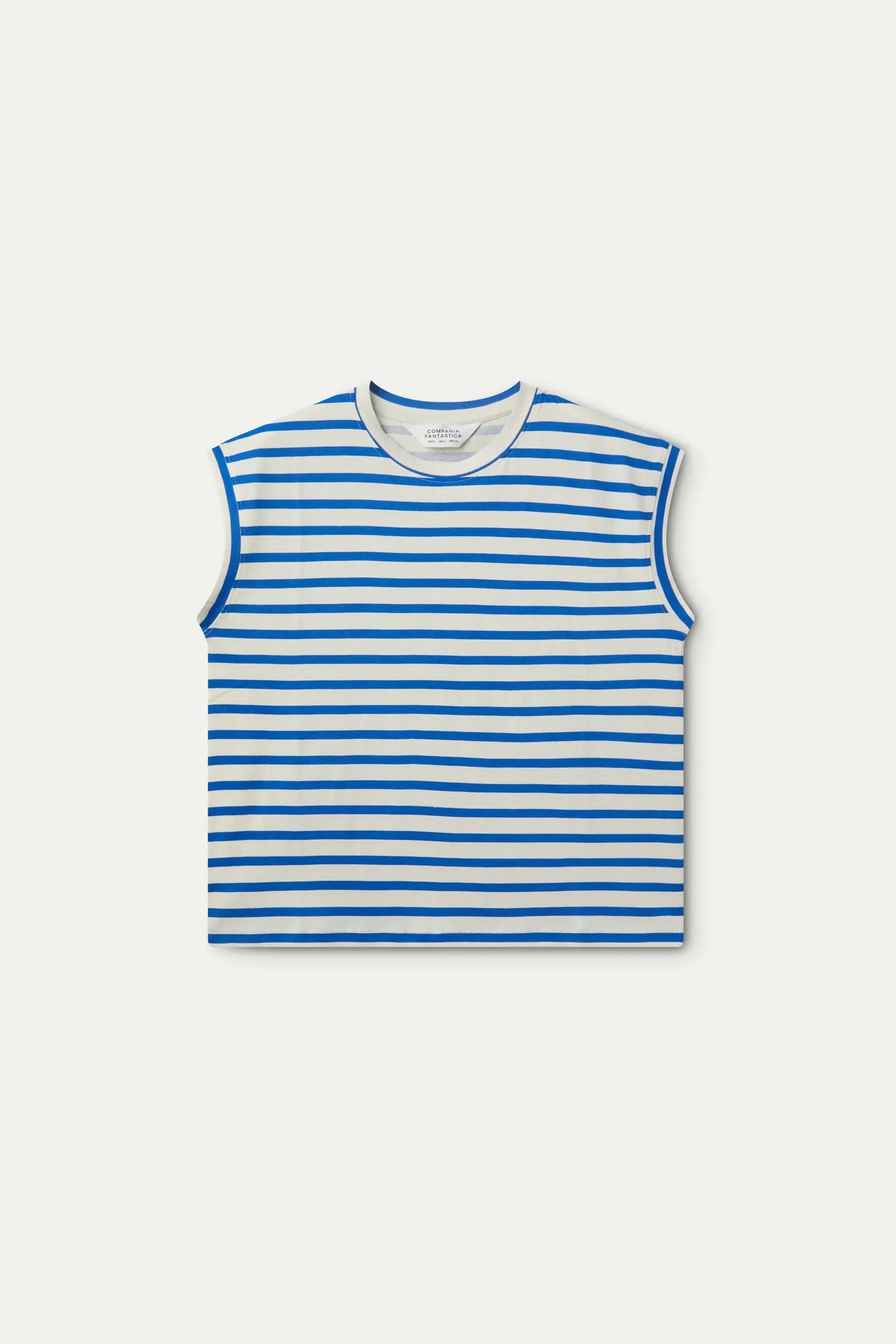 Blue + White Striped T-Shirt