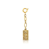 Merritt Sunburst Tag Charm -Gold