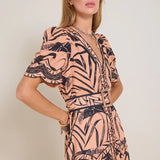 Jungle Euphoria Dress -Blush
