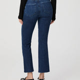 Claudine Raw Hem Jeans Ankle Flair