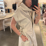 Bari Duffle Collar Dress