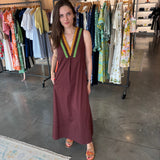 Mar Crochet Poplin Dress