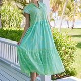 Nora 48" Dress -Cotton Mint