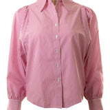 Charlotte Candy Stripes Top -Red