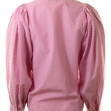 Charlotte Candy Stripes Top -Red