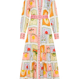 Aria Dress -Siesta Tile