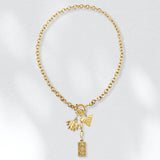 Beatrice Bee Charm -Gold