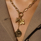 Charlotte Heart Charm -Gold