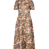Casey Dress in Olive Floral