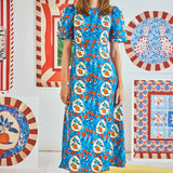Casey Dress -Orange Grove