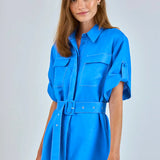 Charlotte Dress -French Blue