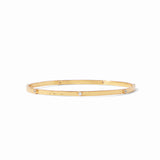 Crescent Stone Bangle -Cubic Zirconia -S