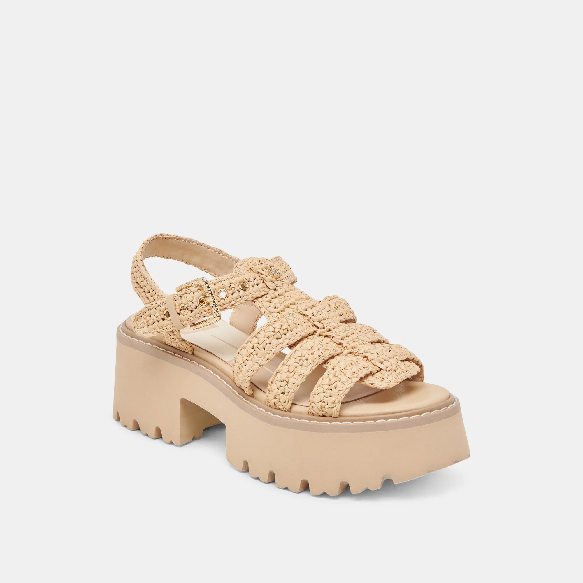 Latice Sandals -Natural