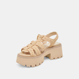 Latice Sandals -Natural