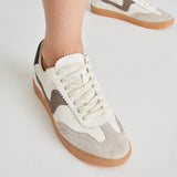 Notice Sneaker -White Grey Leather