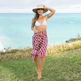 Raspberry Marigold Sarong