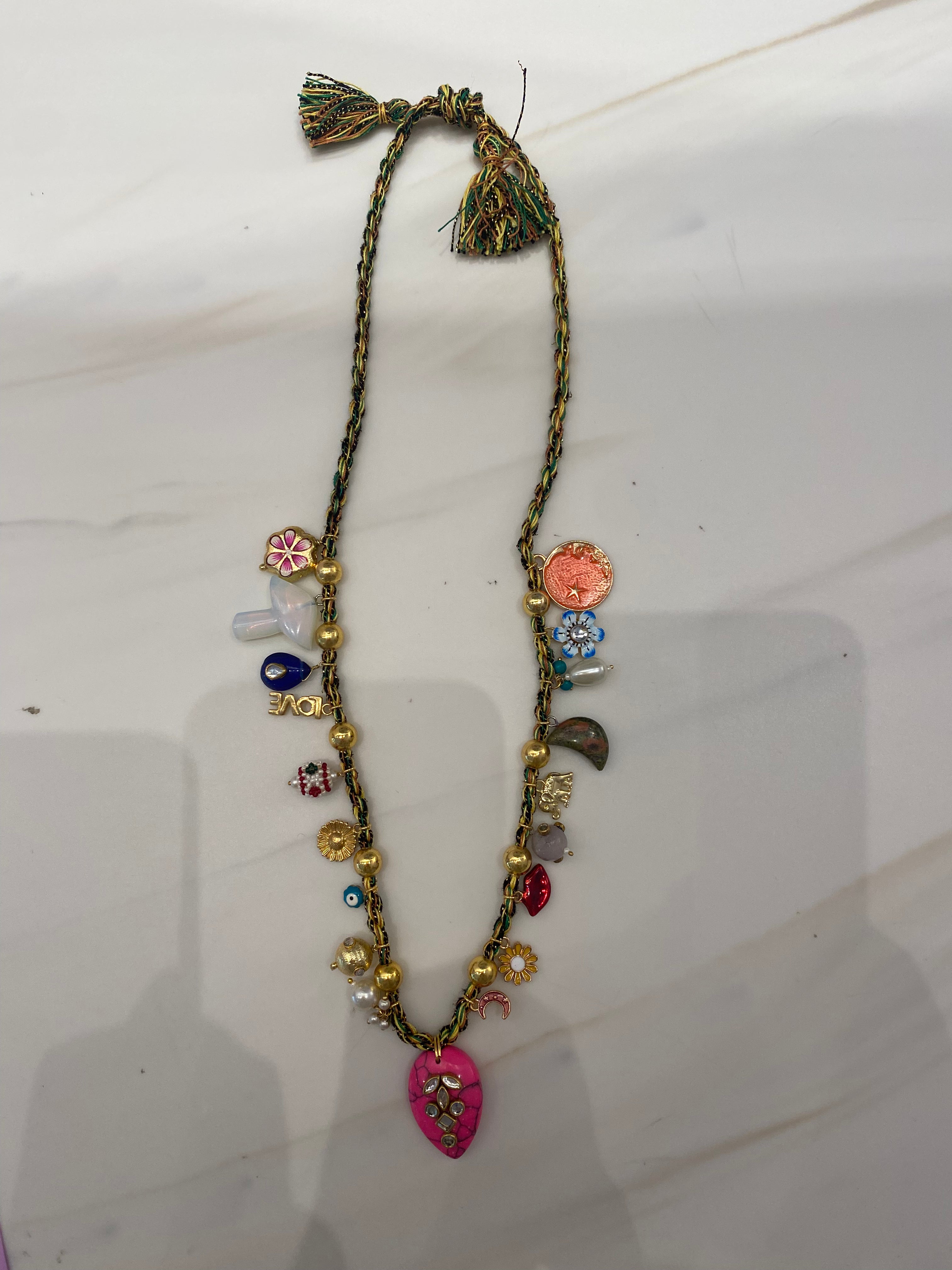 Adjustable Charm Necklace
