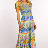 Mae Skirt -Spring Mixed Stripe